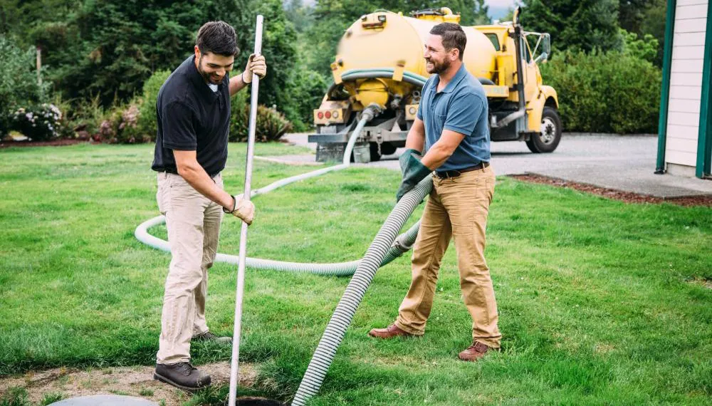 Septic tank emptying